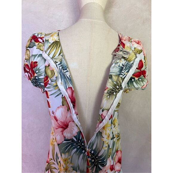 Vintage 90s Hilo Hattie Hawaiian Dress - Picture 5 of 7